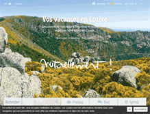 Tablet Screenshot of lozere-tourisme.com